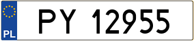 Truck License Plate